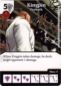 Kingpin - Payback - The Amazing Spider-Man - Dice Masters card