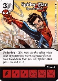 Spider-Man - Spectacular - The Amazing Spider-Man - Dice Masters card