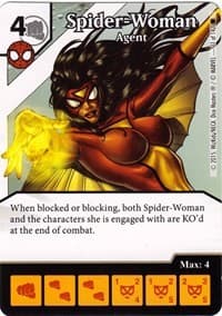 Spider-Woman - Agent - The Amazing Spider-Man - Dice Masters card