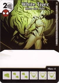 White Tiger - Hero for Hire - The Amazing Spider-Man - Dice Masters card