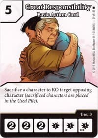 Great Responsibility - The Amazing Spider-Man - Dice Masters card