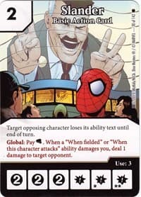 Slander - The Amazing Spider-Man - Dice Masters card