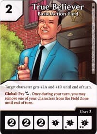 True Believer - The Amazing Spider-Man - Dice Masters card
