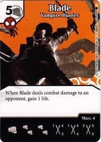 Blade - Vampire Hunter - The Amazing Spider-Man - Dice Masters card