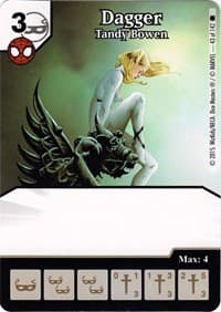Dagger - Tandy Bowen - The Amazing Spider-Man - Dice Masters card