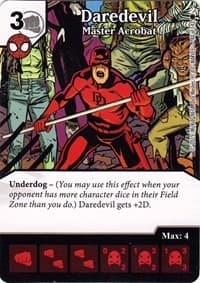 Daredevil - Master Acrobat - The Amazing Spider-Man - Dice Masters card