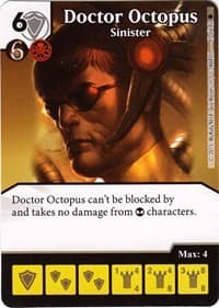 Doctor Octopus - Sinister - The Amazing Spider-Man - Dice Masters card