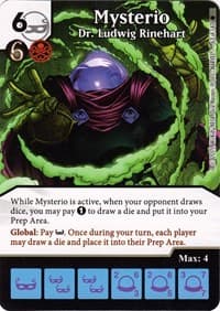 Mysterio - Dr. Ludwig Rinehart - The Amazing Spider-Man - Dice Masters card