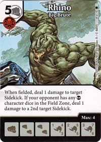 Rhino - Big Brute - The Amazing Spider-Man - Dice Masters card
