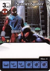 Scarlet Spider - Ben - The Amazing Spider-Man - Dice Masters card