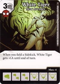 White Tiger - New Avenger - The Amazing Spider-Man - Dice Masters card