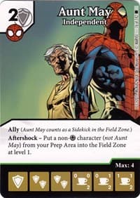 Aunt May - Independent - The Amazing Spider-Man - Dice Masters card
