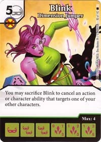 Blink - Dimension Jumper - The Amazing Spider-Man - Dice Masters card