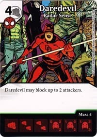 Daredevil - Radar Sense - The Amazing Spider-Man - Dice Masters card