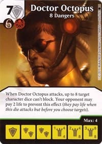 Doctor Octopus - 8 Dangers - The Amazing Spider-Man - Dice Masters card