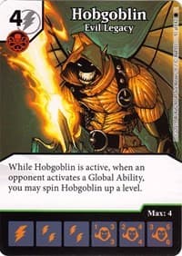 Hobgoblin - Evil Legacy - The Amazing Spider-Man - Dice Masters card