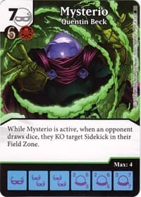 Mysterio - Quentin Beck - The Amazing Spider-Man - Dice Masters card