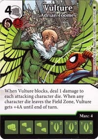 Vulture - Adrian Toomes - The Amazing Spider-Man - Dice Masters card