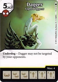 Dagger - Light Daggers - The Amazing Spider-Man - Dice Masters card