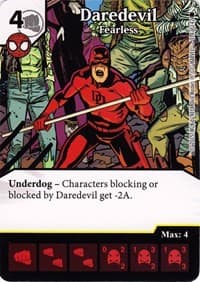 Daredevil - Fearless - The Amazing Spider-Man - Dice Masters card