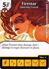 Firestar - Amazing Friend - The Amazing Spider-Man - Dice Masters card