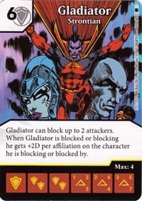 Gladiator - Strontian - The Amazing Spider-Man - Dice Masters card