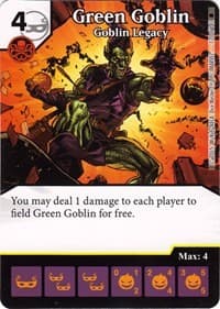 Green Goblin - Goblin Legacy - The Amazing Spider-Man - Dice Masters card