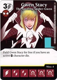 Gwen Stacy - The Amazing Spider-Gwen - The Amazing Spider-Man - Dice Masters card