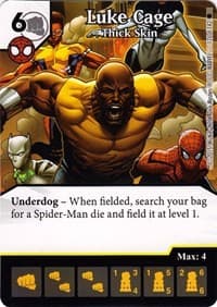 Luke Cage - Thick Skin - The Amazing Spider-Man - Dice Masters card