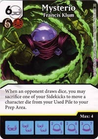 Mysterio - Francis Klum - The Amazing Spider-Man - Dice Masters card