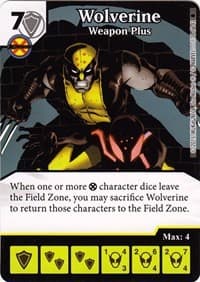 Wolverine - Weapon Plus - The Amazing Spider-Man - Dice Masters card