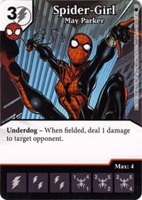 Spider-Girl - May Parker - The Amazing Spider-Man - Dice Masters card