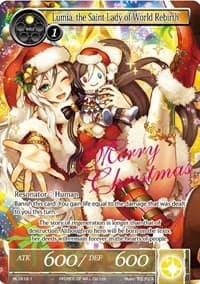 Lumia, the Saint Lady of World Rebirth (Christmas Promo) - Promo Cards - Force of Will card