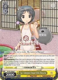 Type 3 Submergence Transport Vehicle, Maruyu-Kai - KanColle, 2nd Fleet - Weiss Schwarz card