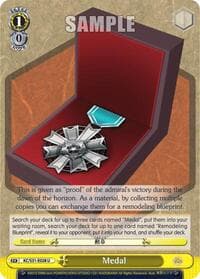 Medal - KanColle, 2nd Fleet - Weiss Schwarz card