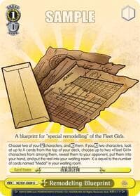 Remodeling Blueprint - KanColle, 2nd Fleet - Weiss Schwarz card