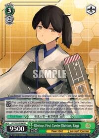 Glorious First Carrier Division, Kaga - KanColle, 2nd Fleet - Weiss Schwarz card