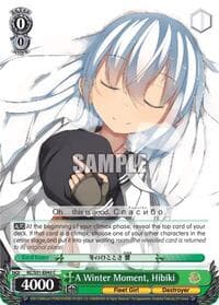 A Winter Moment, Hibiki - KanColle, 2nd Fleet - Weiss Schwarz card