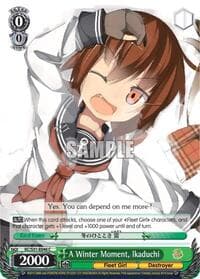 A Winter Moment, Ikaduchi - KanColle, 2nd Fleet - Weiss Schwarz card