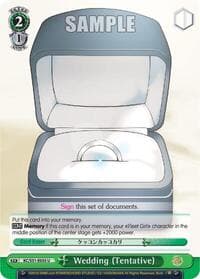 Wedding (Tentative) - KanColle, 2nd Fleet - Weiss Schwarz card