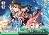 Jintsu, sallying forth! - KanColle, 2nd Fleet - Weiss Schwarz card