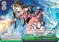 Jintsu, sallying forth! (RRR) - KanColle, 2nd Fleet - Weiss Schwarz card