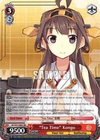 "Tea Time" Kongo - KanColle, 2nd Fleet - Weiss Schwarz card