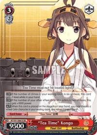 "Tea Time" Kongo (SR) - KanColle, 2nd Fleet - Weiss Schwarz card