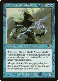 Raven Guild Master - Scourge - Magic: The Gathering card