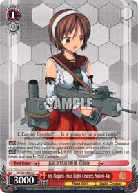 3rd Nagara-class Light Cruiser, Natori-Kai - KanColle, 2nd Fleet - Weiss Schwarz card