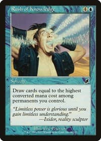 Rush of Knowledge - Scourge - Magic: The Gathering card