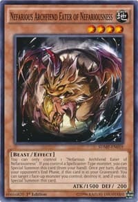 Nefarious Archfiend Eater of Nefariousness - Structure Deck: Master of Pendulum - YuGiOh card