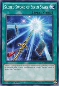 Sacred Sword of Seven Stars - Structure Deck: Master of Pendulum - YuGiOh card