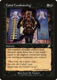 Cabal Conditioning - Scourge - Magic: The Gathering card